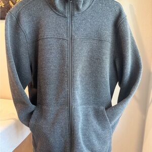 Outdoor Research Men's Charcoal Full-Zip Knit Jacket